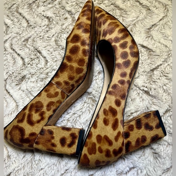 Mark Fisher Zala Pump Calf Hair Leopard Print Block Heel
Size 7.5 - Picture 1 of 6